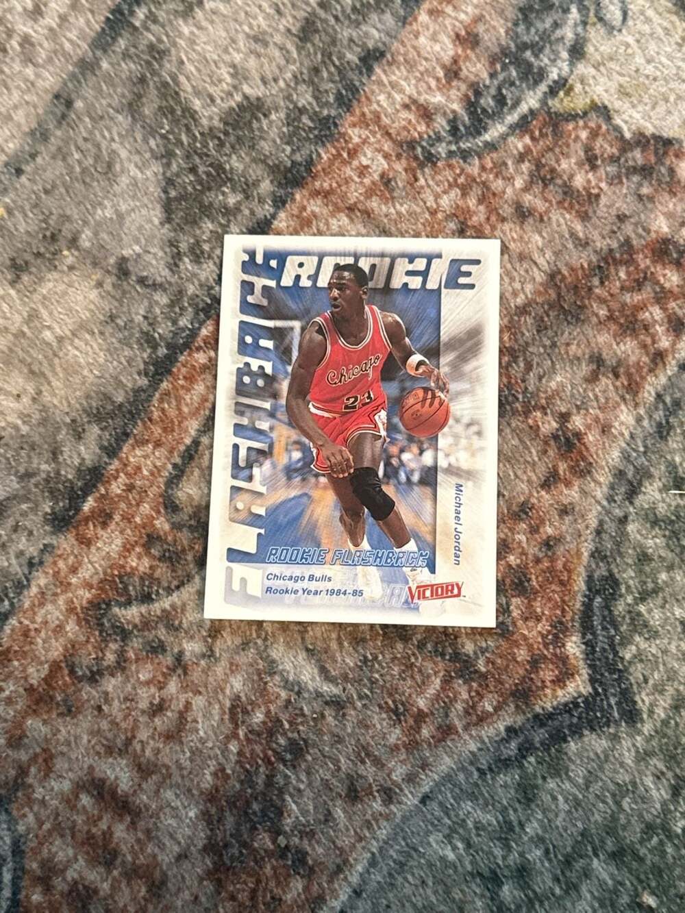 1999 Upper Deck Victory Michael Jordan Rookie Flashback Card #282